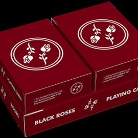 Mazzo di carte Black Roses Edelrot Mini Playing Cards (Collector's Box)