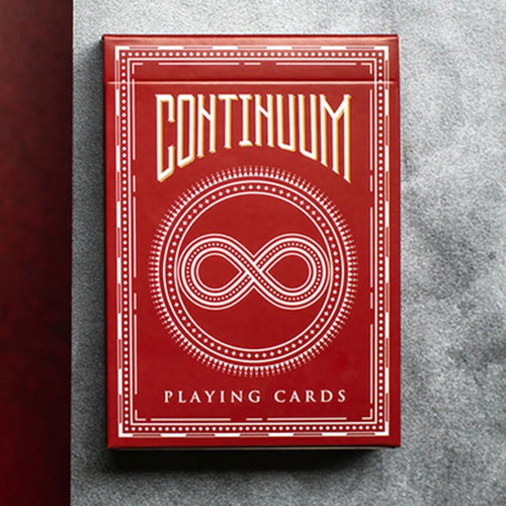 Mazzo di carte Continuum Playing Cards (Burgundy)