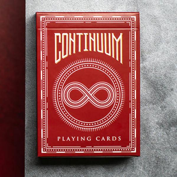 Mazzo di carte Continuum Playing Cards (Burgundy)