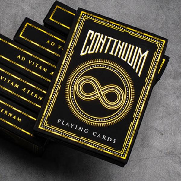 Mazzo di carte Continuum Playing Cards (Black)