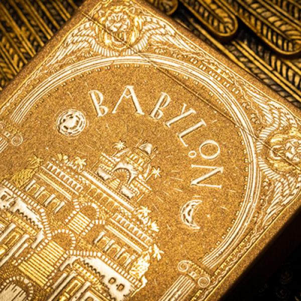 Mazzo di carte Babylon Golden Wonders Foiled Edition Playing Cards by Riffle Shuffle