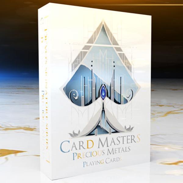 Mazzo di carte Card Masters Precious Metal (White) Playing Cards by Handlordz