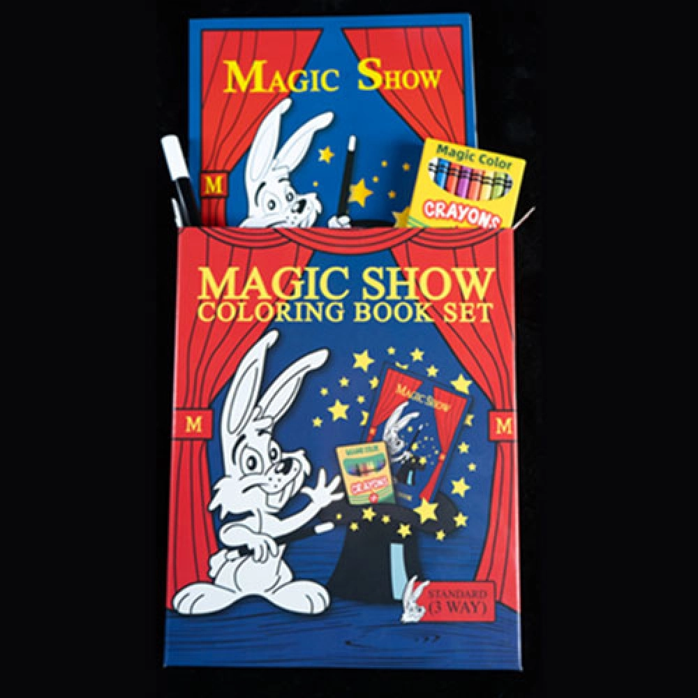 MAGIC SHOW Coloring Book STANDARD SET (3 way) by Murphy's Magic