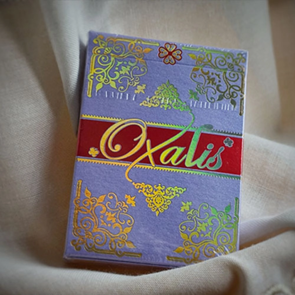 Mazzo di carte Oxalis V3 Purple Holographic Special Edition Playing Cards