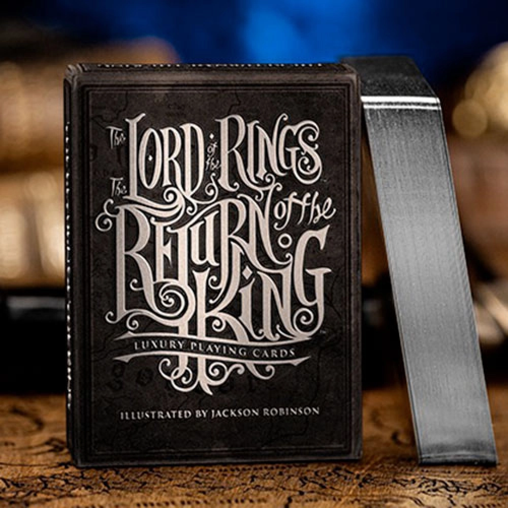 Mazzo di carte The Lord of the Rings - Return of the King Playing Cards (Black Gilded Edition) by Kings Wild