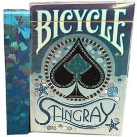 Mazzo di carte Gilded Bicycle Stingray (Teal) Playing Cards