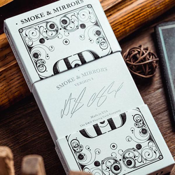 Mazzo di carte Smoke & Mirror (Smoke-White) Deluxe Limited Edition Playing Cards by Dan & Dave