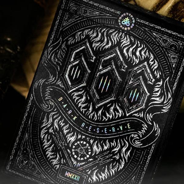 Mazzo di carte 666 Dark Reserves Holographic Foiled Edition Playing Cards by Riffle Shuffle