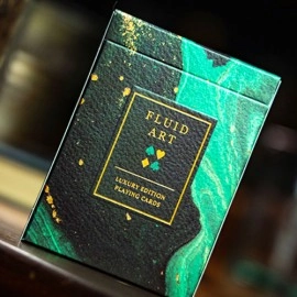 Mazzo di carte Fluid Art Green (Luxury Edition) Playing Cards