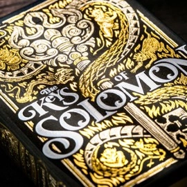 Mazzo di carte The Keys of Solomon: Golden Grimoire Playing Cards by Riffle Shuffle