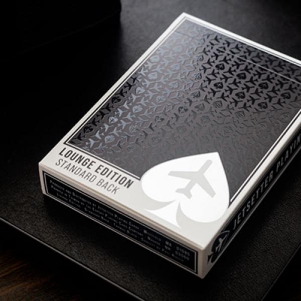 Mazzo di carte Lounge Edition Unmarked (Tarmac Black) by Jetsetter Playing Cards