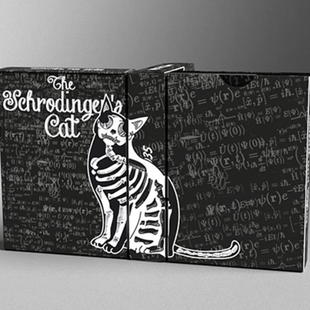 Schrodinger's Cat: Dead Black Edition Playing Cards