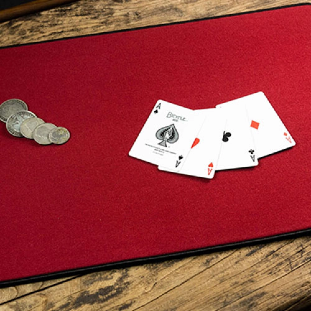 Sewn-Edge Basic Close-Up Pad (Red) by TCC Presents