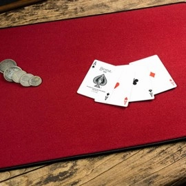 Sewn-Edge Basic Close-Up Pad (Red) by TCC Presents