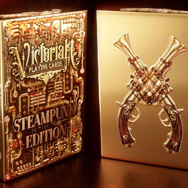 Mazzo di carte Victorian Steampunk (Gold) Playing Cards