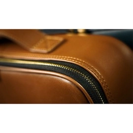 Luxury Genuine Leather Close-Up Bag (Tan) by TCC