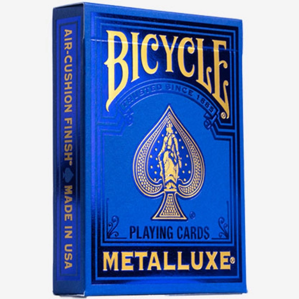 Mazzo di carte Bicycle Metalluxe Blue Playing Cards by US Playing Card Co.
