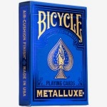 Mazzo di carte Bicycle Metalluxe Blue Playing Cards by US Playing Card Co.