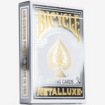 Mazzo di carte Bicycle Metalluxe Silver Playing Cards by US Playing Card Co.