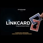 LinkCard RED (Gimmicks and Online Insruction) by Mickaël Chatelain