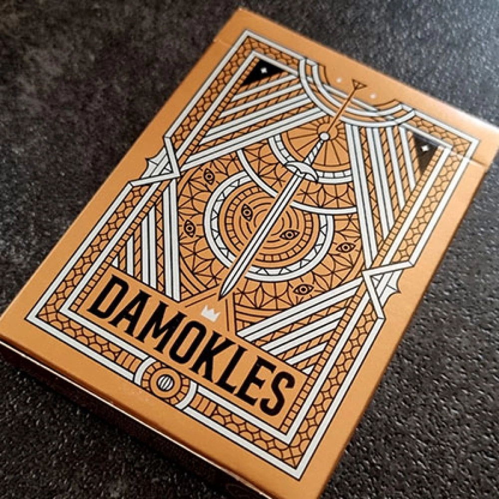 Mazzo di carte Damokles Cuprum Playing Cards by Giovanni Meroni