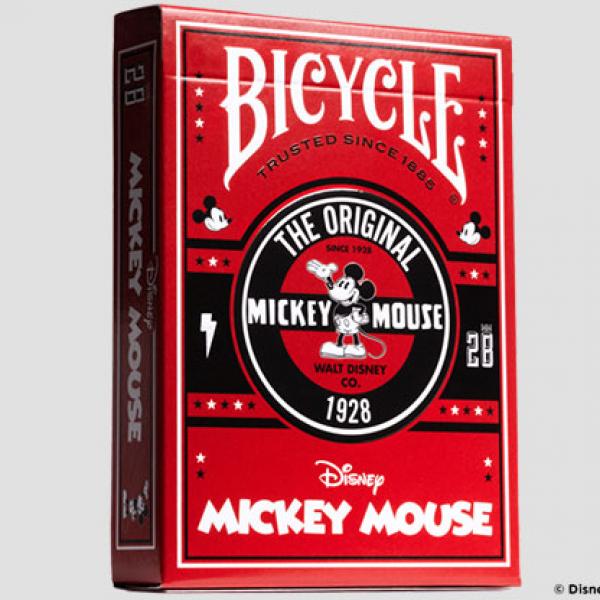 Mazzo di carte Bicycle Disney Classic Mickey Mouse (Red)  by US Playing Card Co.