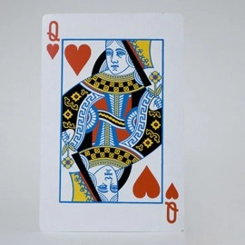 Bicycle Jumbo Queen of Hearts 2 of Club