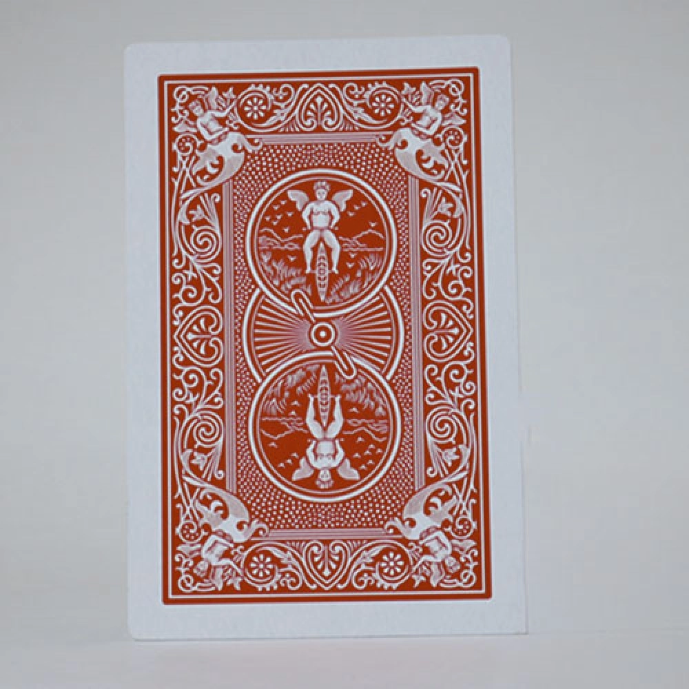 Bicycle Jumbo Double Back (Red/Red)