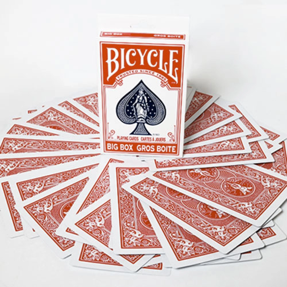 Bicycle Jumbo ESP 50 Cards Red (10 of each Square, Wavy Lines, Star, Circle and Cross) by Murphy's Magic