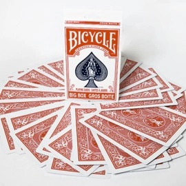 Bicycle Jumbo ESP 50 Cards Red (10 of each Square, Wavy Lines, Star, Circle and Cross) by Murphy's Magic