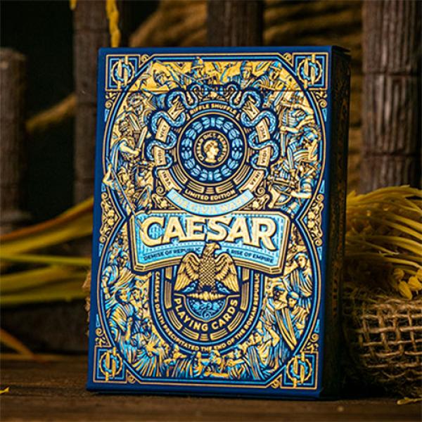 Mazzo di carte Caesar (Blue) Playing Cards by Riffle Shuffle