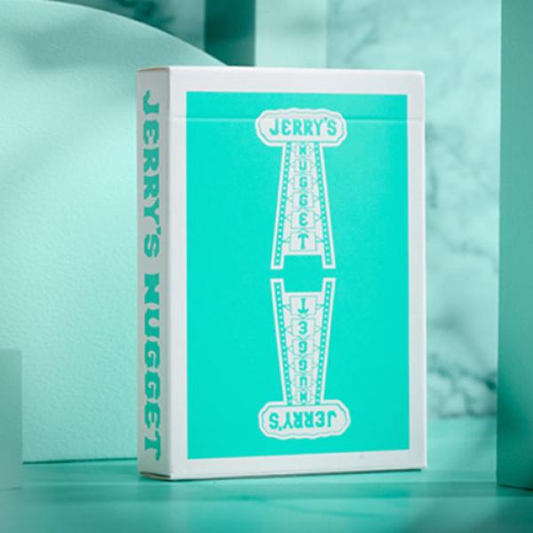 Mazzo di carte Jerry's Nugget Monotone (Tiffany Blue) Playing Cards