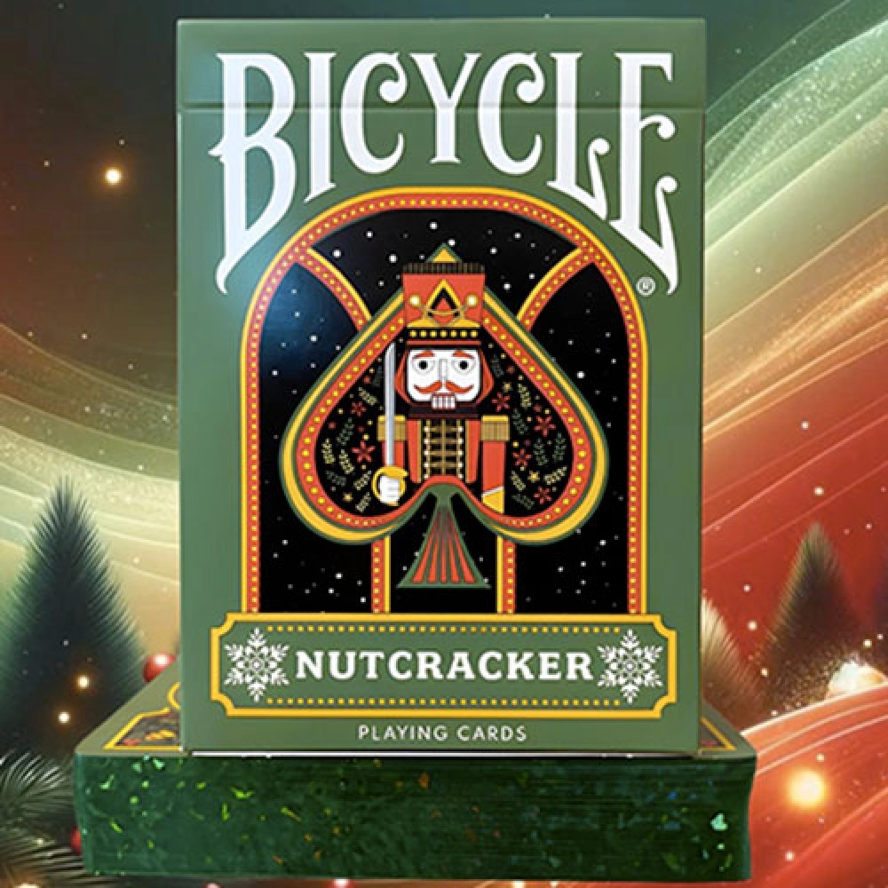 Mazzo di carte Bicycle Nutcracker (Green Gilded) Playing Cards