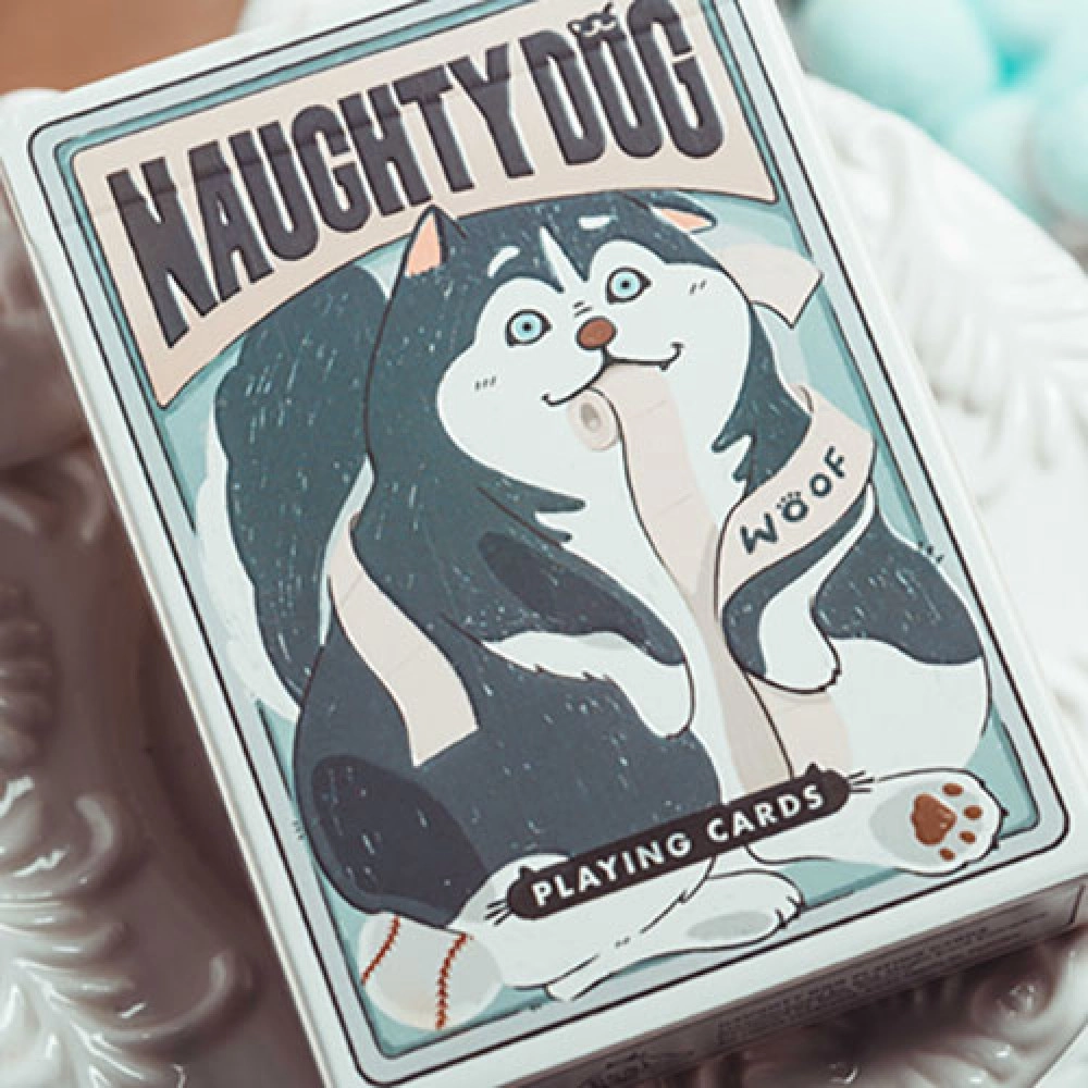 Mazzo di carte Naughty Dog Playing Cards by 808 Magic and Bacon Playing Card