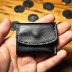The Cowhide Coin Wallet (Black) by Bacon Magic