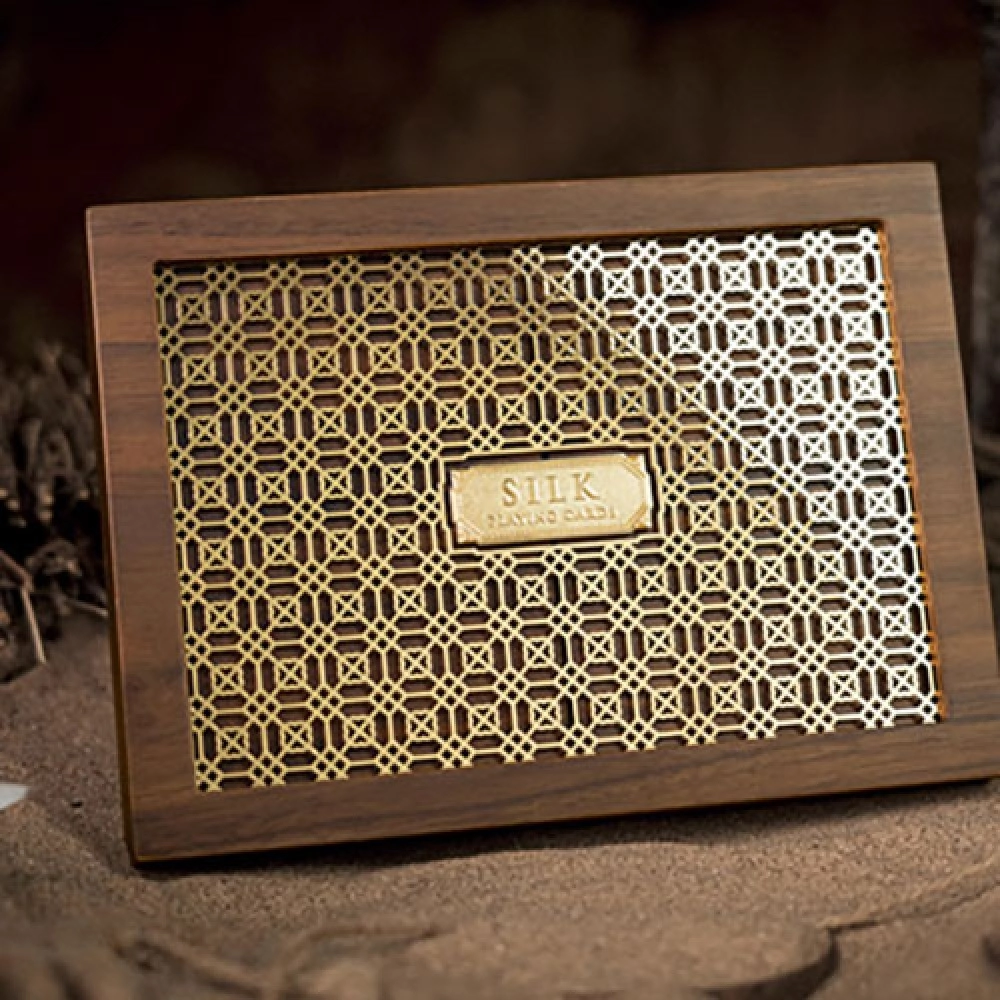 The Silk Wooden Boxset Playing Cards