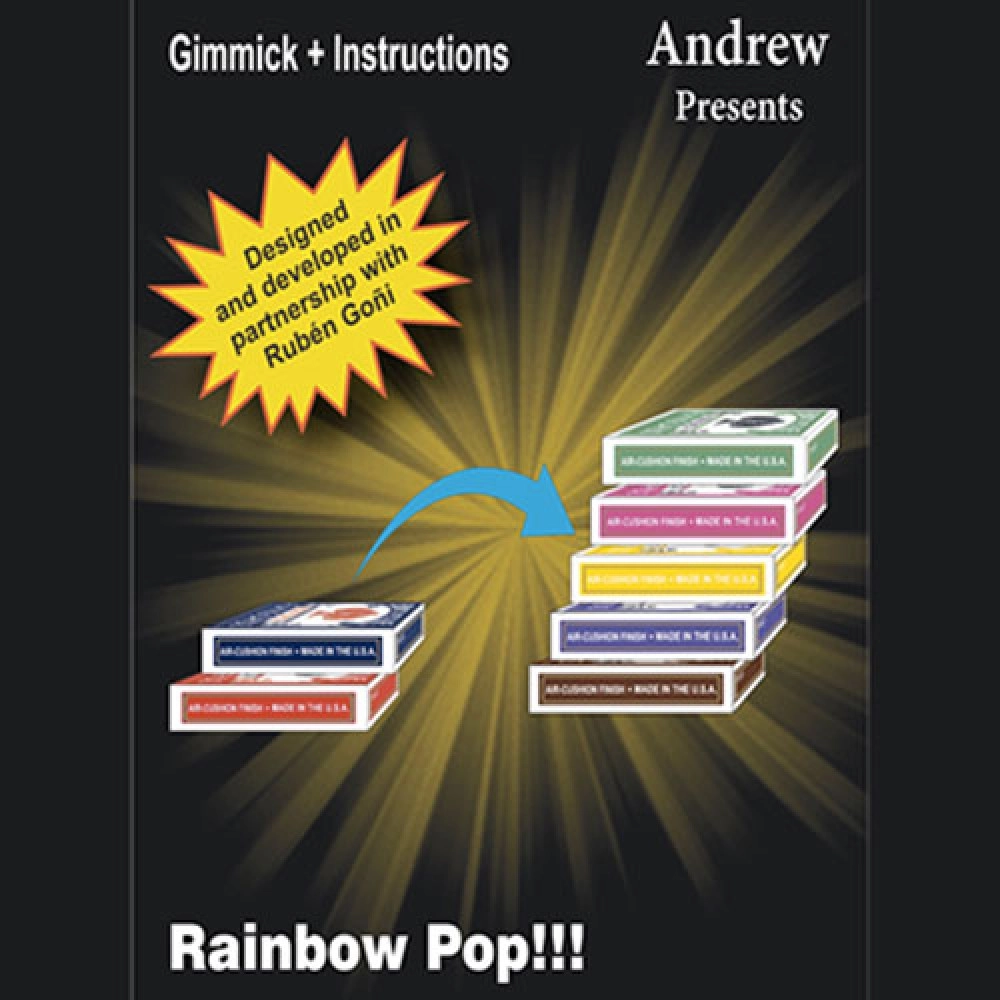 RAINBOW POP (Gimmicks and Online Instructions) by Andrew Magic
