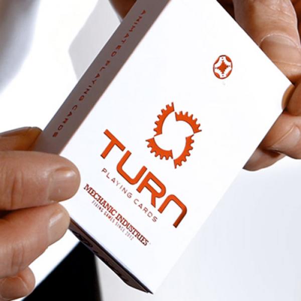 Mazzo di carte TURN (Red) Playing Cards by Mechanic Industries