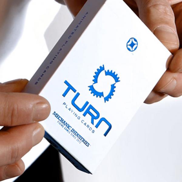 Mazzo di carte TURN (Blue) Playing Cards by Mechanic Industries