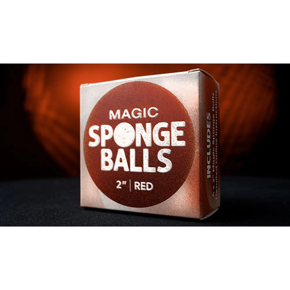 Magic Sponge Balls 4PK RED 5 cm by Murphy's Magic
