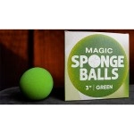 Magic Sponge Balls 4PK GREEN 8 cm by Murphy's Magic
