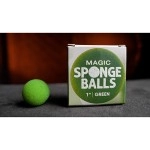 Magic Sponge Balls 4PK GREEN 2.5 cm by Murphy's Magic