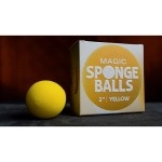 Magic Sponge Balls 4PK YELLOW 5 cm by Murphy's Magic
