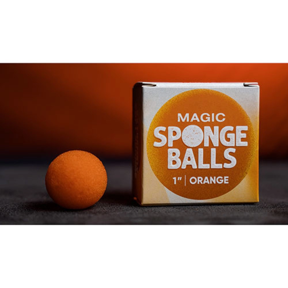 Magic Sponge Balls 4PK ORANGE 2.5 cm by Murphy's Magic