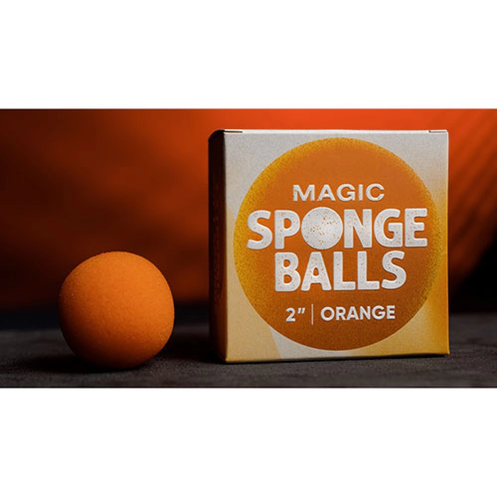Magic Sponge Balls 4PK ORANGE 5 cm by Murphy's Magic