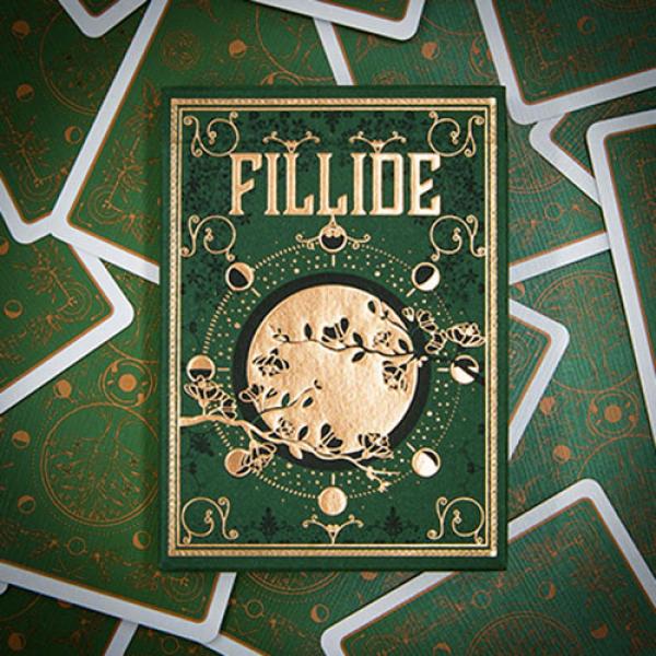 Mazzo di carte Fillide: A Sicilian Folk Tale Playing Cards V2 (Forest Green) by Jocu