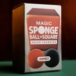 Magic Color Changing Sponge Ball to Square JUMBO by Murphy's Magic (6,3 cm)