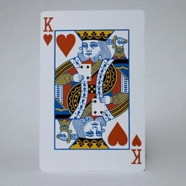 Bicycle Jumbo King Reveal (Blue) by Murphy's Magic