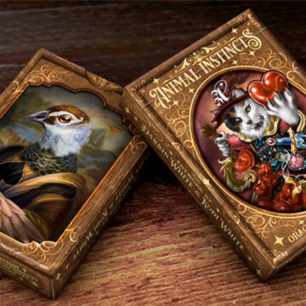 Mazzo di carte The Animal Instincts Poker and Oracle (Wizard) Playing Cards