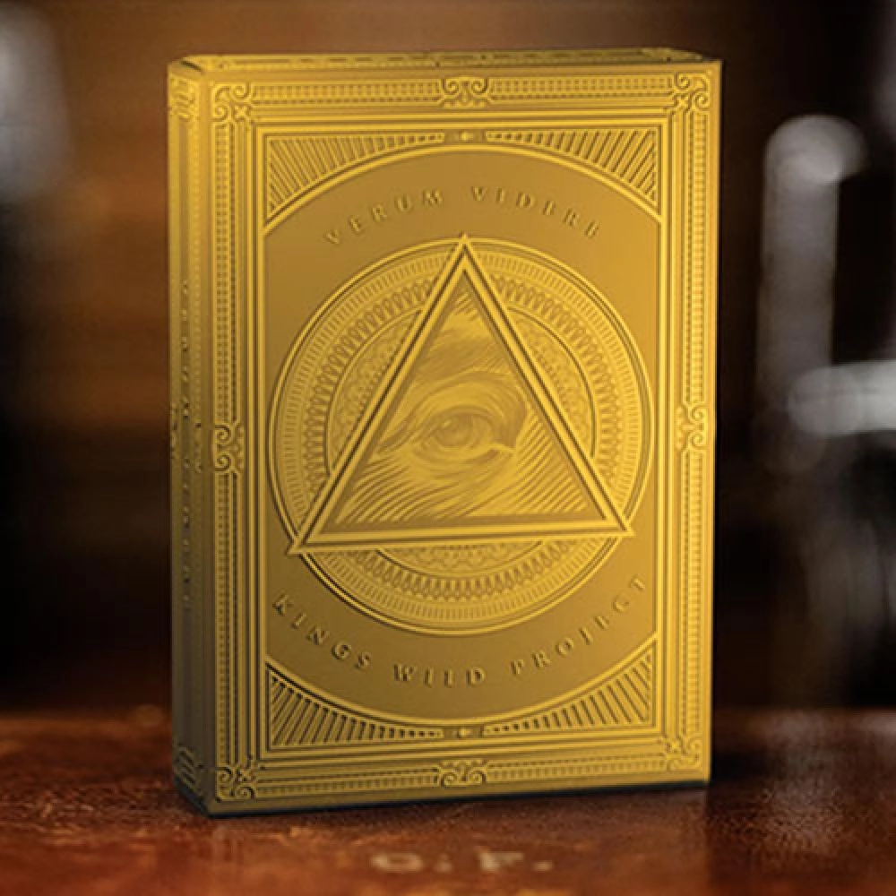 Mazzo di carte Verum Videre 2023 Edition (Gold) by Kings Wild Project Inc.